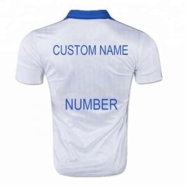 National team new model white custom name and number soccer jersey set