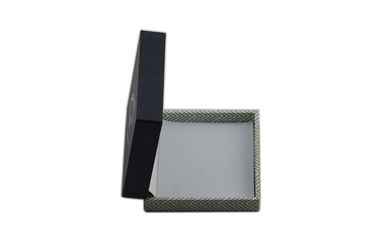 Handmade Luxury Recycled Cardboard Gift Boxes Logo Silver Stamping