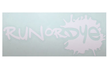 Promotional PVC / PET / PP / vinyl logo decal for motor decoration