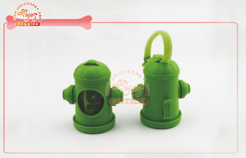 Disposable Fire Hydrant Pet Bag Dispenser With Plastic Waste Bag Refill On Roll